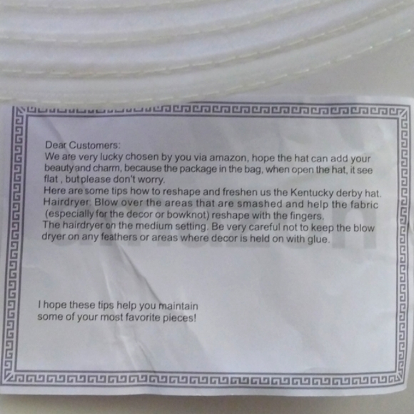 White Organza Hat by Forbusite - Picture 13 of 15